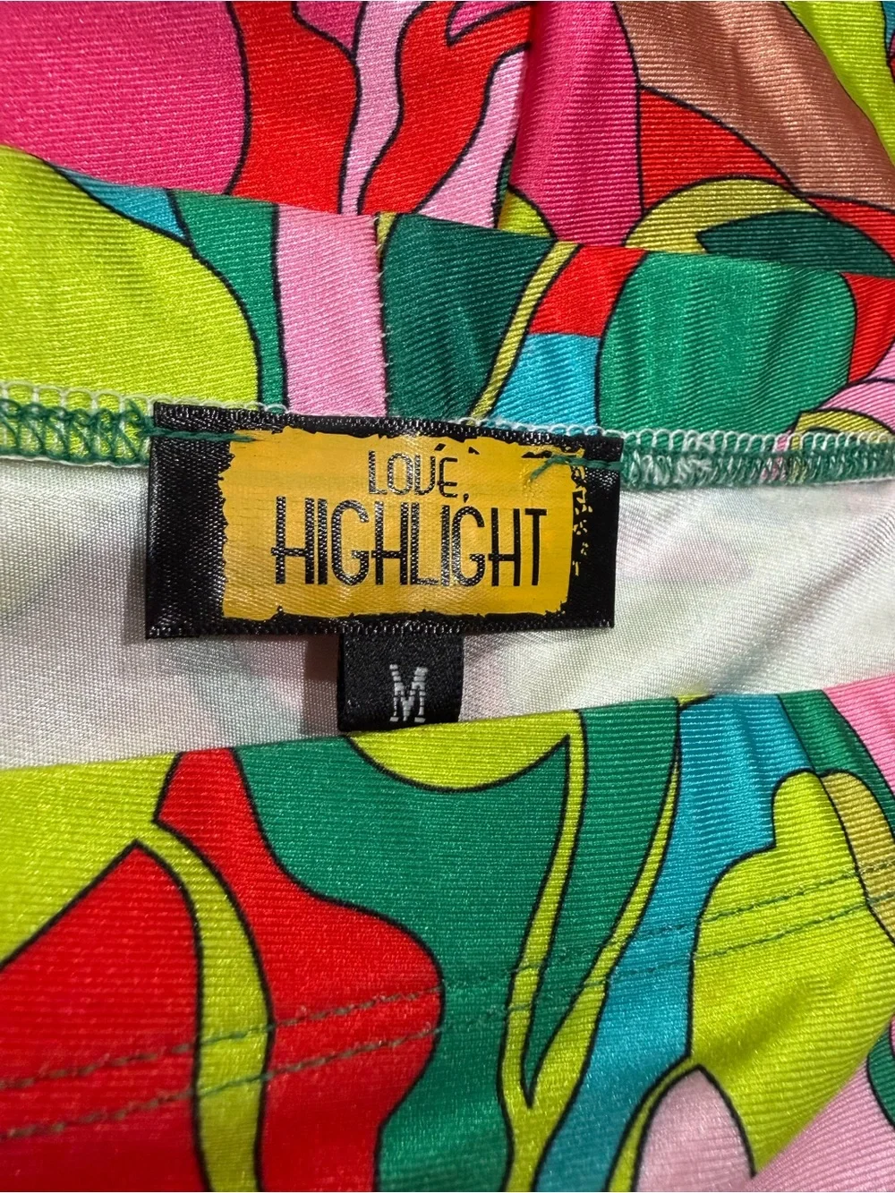 Love, Highlight Tropical Tube Dress — Bright Multicolor - Picture 4 of 4